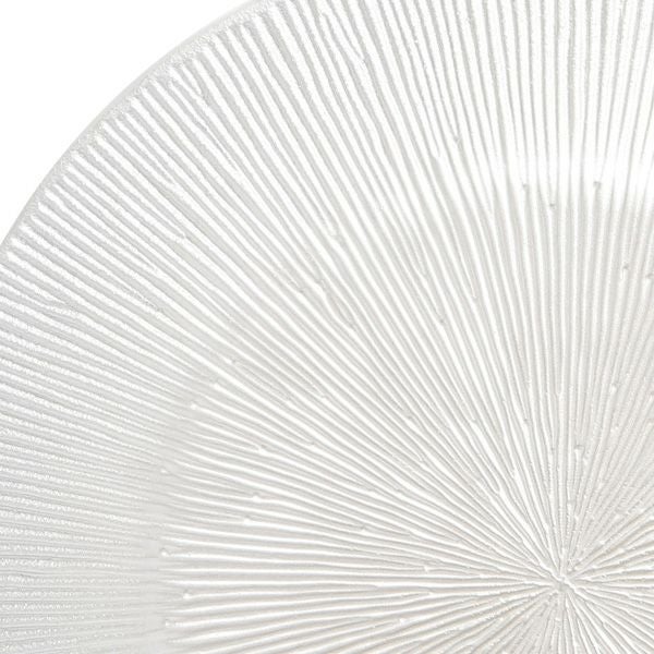 コスモ プレート 28cm ホワイトパール