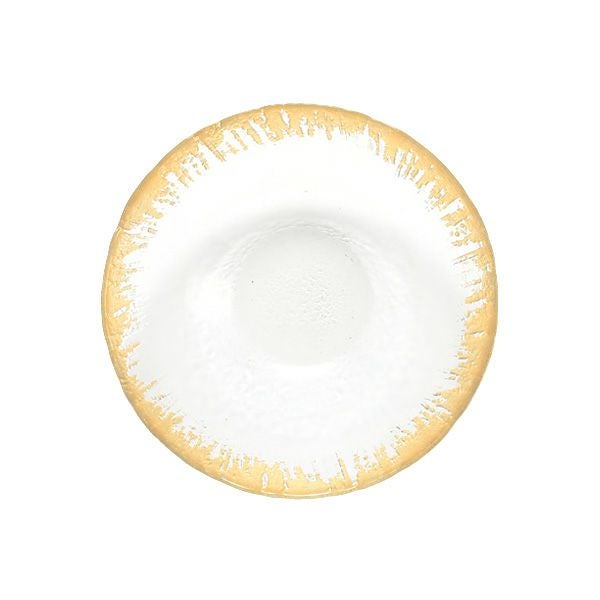 フラッシュ ボウル 17cm クリア＆ゴールド