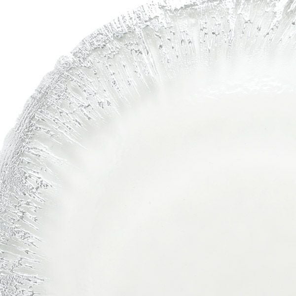 フラッシュ プレート 15cm クリア＆シルバー