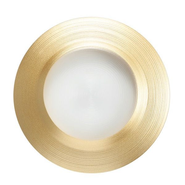 サークル プレート 27cm ゴールド | Vetro Felice - 幸せのガラス