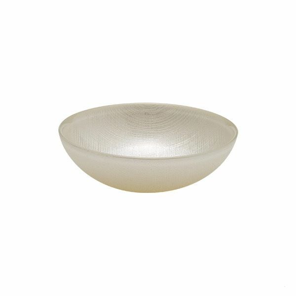 グリッター ロウボウル 14cm ホワイト