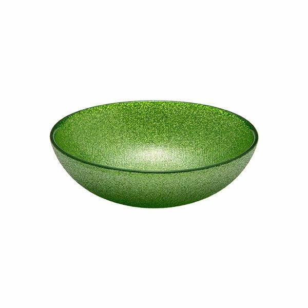 グリッター ロウボウル 14cm ライトグリーン