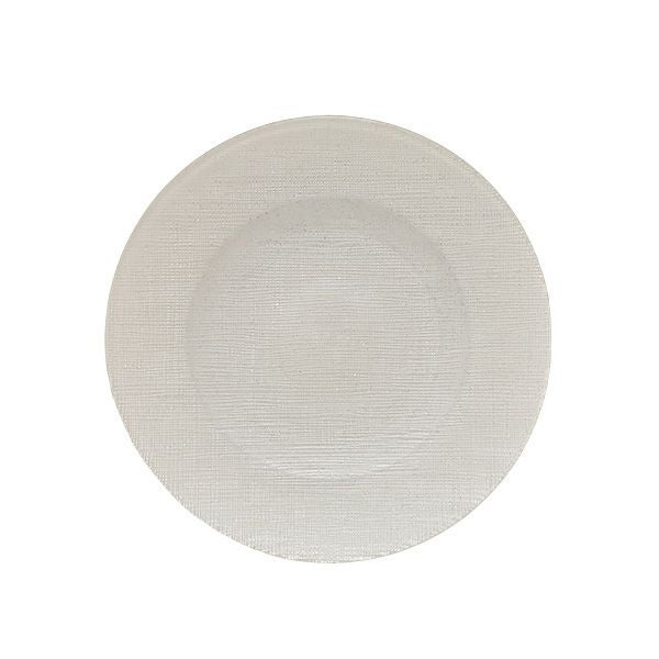 グリッター プレート 17cm ホワイト