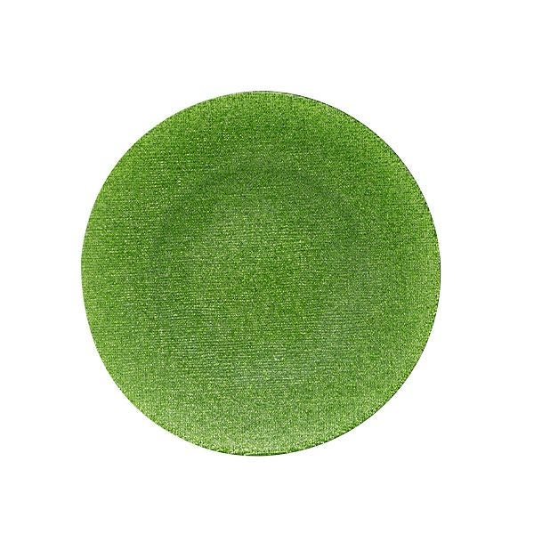 グリッター プレート 17cm ライトグリーン