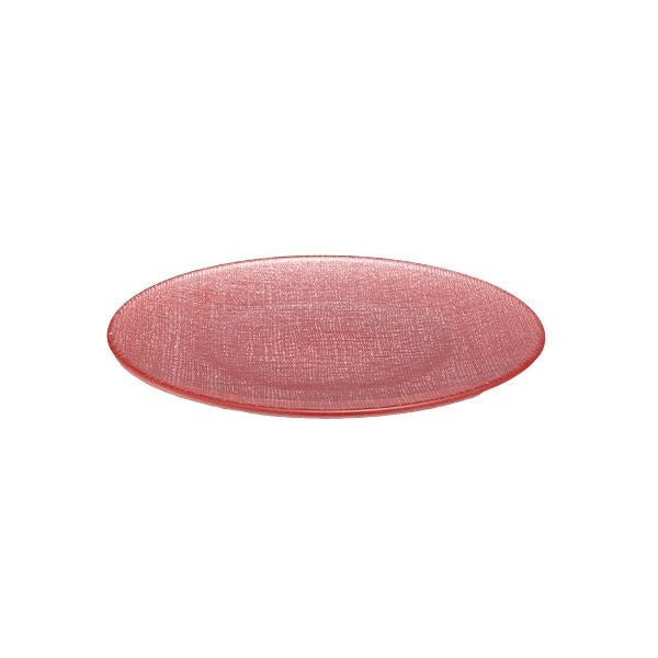 グリッター プレート 17cm ヴィンテージローズピンク